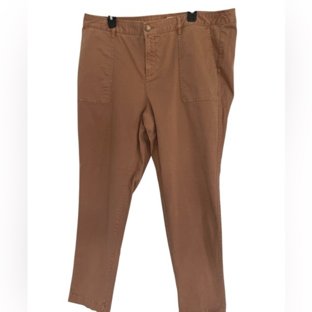 Coldwater Creek Women’s camel relaxed fit  casual Chinos in size 18W